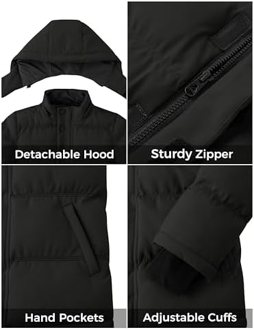 ZShow Girls Waterproof Puffer Winter Jacket