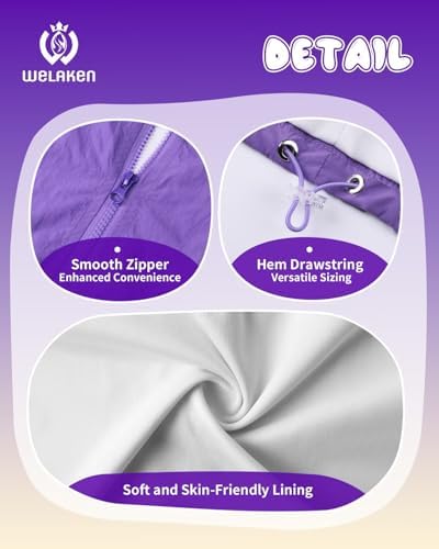 WELAKEN Girls Lightweight Jacket