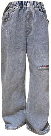 Girls Ripped Jeans Streetwear Kids