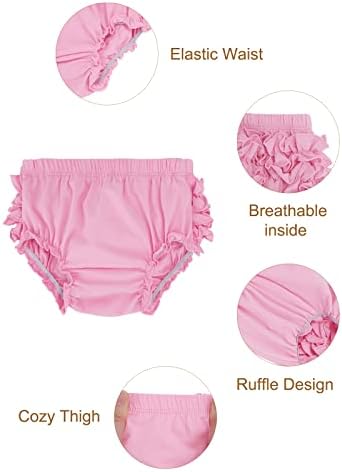 Premium Cotton Spandex Bloomers with Ruffle