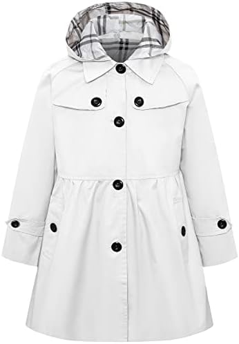 Betusline Girls Trench Coat - Festive Design