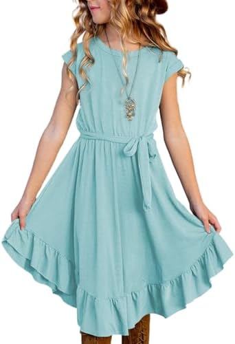 Blibean Tween Girl Fashion Swing Dress