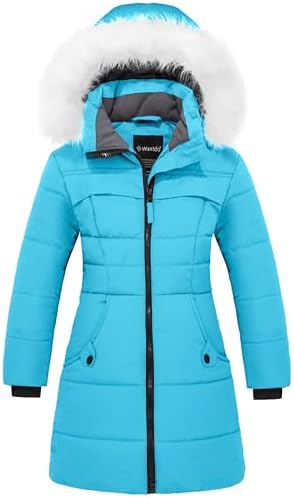 Warm Faux Fur Winter Coat for Girls