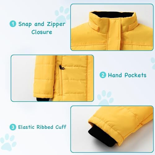 FARVALUE Girls Winter Padded Hooded Puffer Jacket