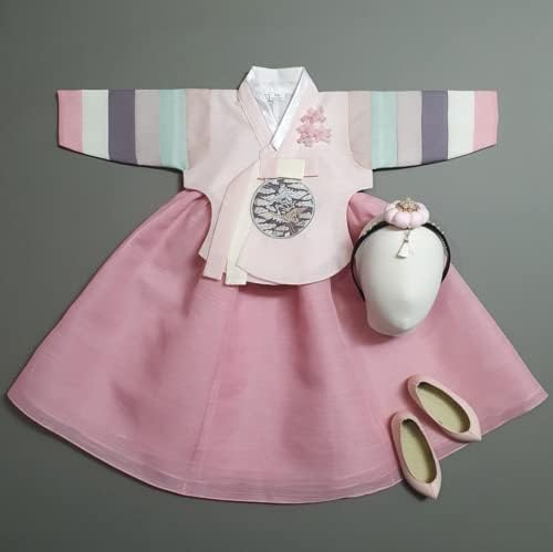Korean Baby Girl Hanbok Set Traditional Dress for Special Occasions