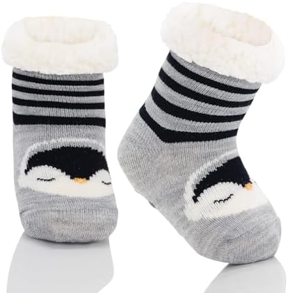 Zando Kids Christmas Socks Cute Animal Patterns for Festive Season