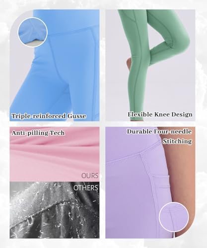 Girls Black Athletic Leggings