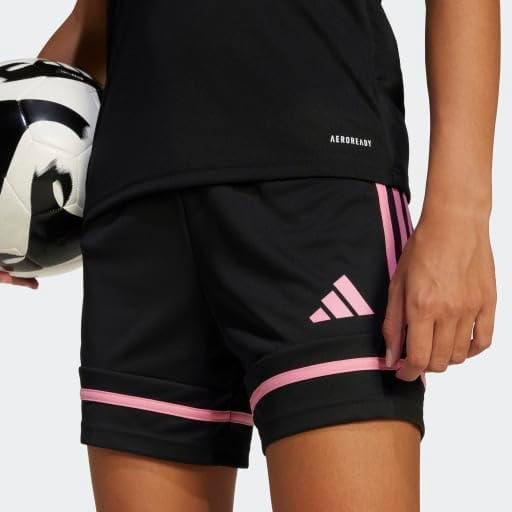 Adidas Girls Squadra 25 Mid Rise Shorts