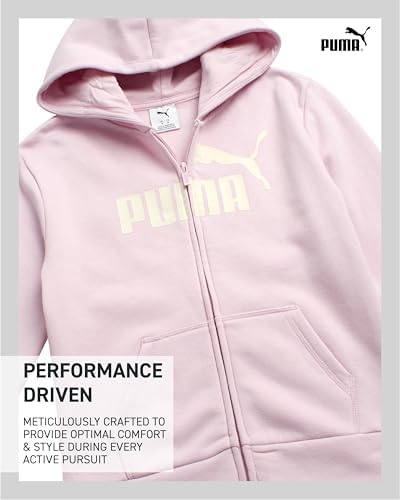 PUMA Girls Sporty Fleece Hoodie