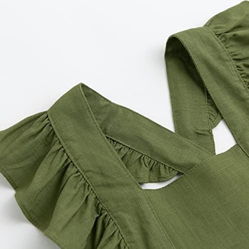 Curipeer Toddler Girls Slimline Ruffle Dress