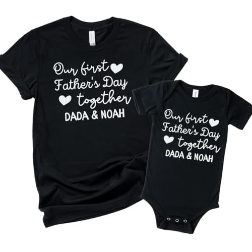 Matching Fathers Day Shirts for Dad Baby