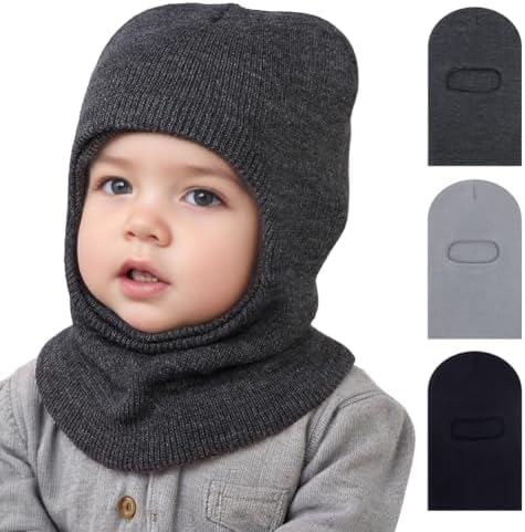 IKASUS Baby Winter Hat Fleece Lined Snug Fit for Kids