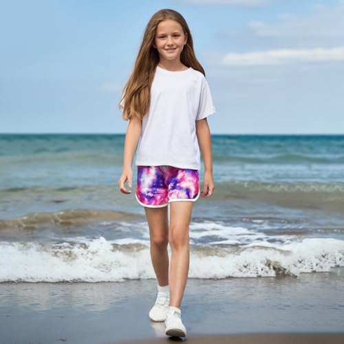 Dolphin Print Exercise Shorts for Girls