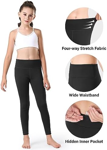 Stelle Girls Fleece Lined Leggings Youth