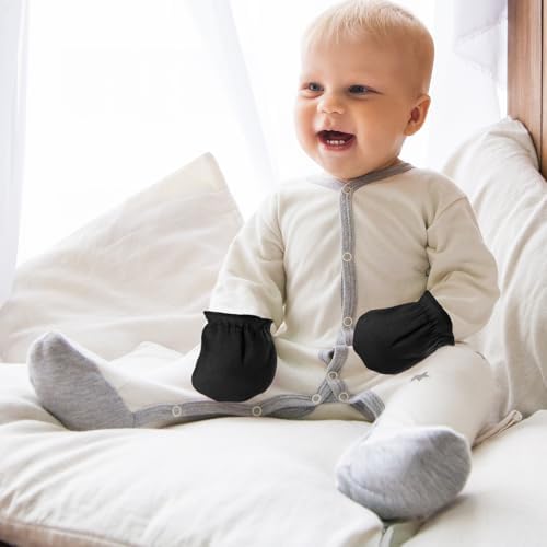 8 Pairs Cotton mittens newborn No Scratch