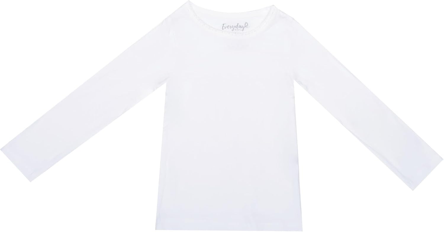 Everyday Kids Girls Thermal Long John Set Cozy and Warm for Winter