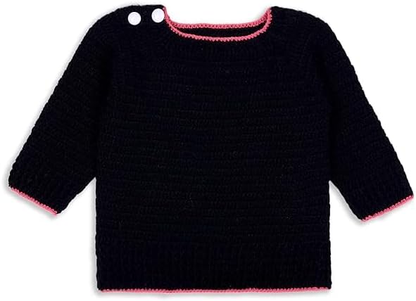 Woolen Crochet Sweater Set with Shoes for 18-24 Months Kids