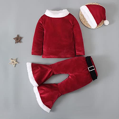 EnJoCho 4PC Christmas Cosplay Outfit for Kids 1-7 Years