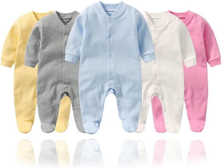 Iadoer Baby Unisex Cotton Layette Set