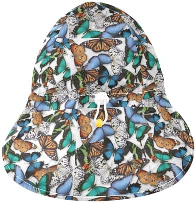 Adjustable Toddler Sun Hat for Girls Boys