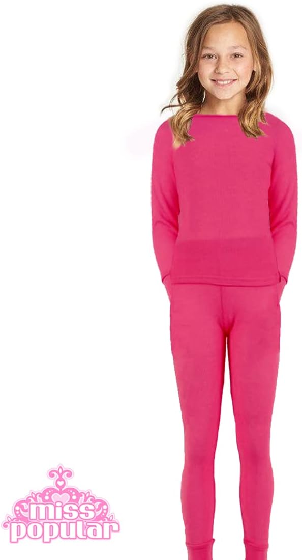 Girls 4-Piece Thermal Set Perfect for All Seasons Uses