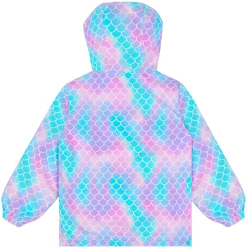 Waterproof rain jacket for girls Durable windproof and stylish