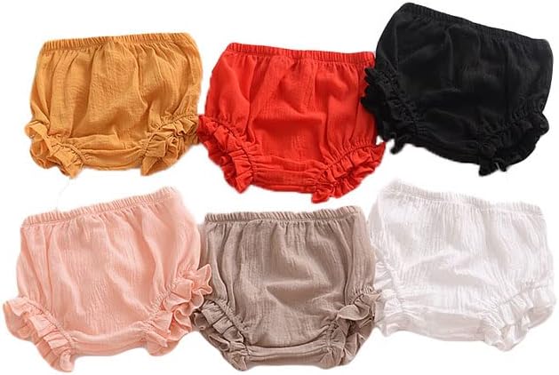 3-Pack Cotton Linen Bloomer Shorts for Kids