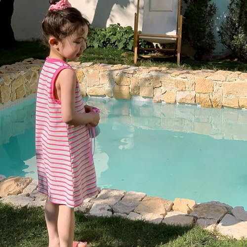 Cute Sleeveless Pleated Dress for Baby Girl