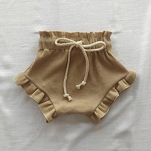 Cute Ruffle Shorts for Baby Girls Soft Stretchy and Comfortable