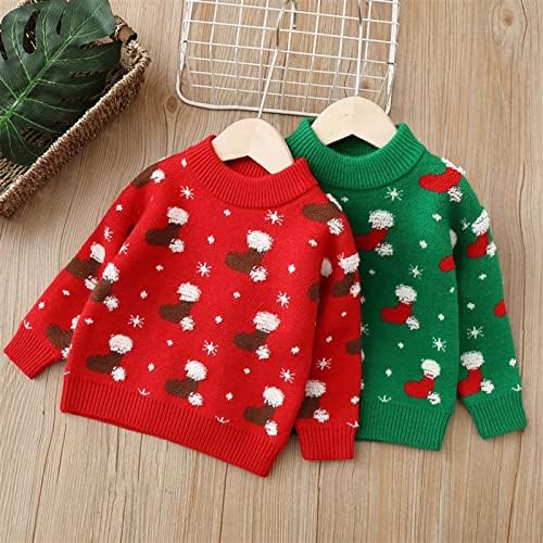 Baby Girl Christmas Sweater Chunky Knit Warm Pullover