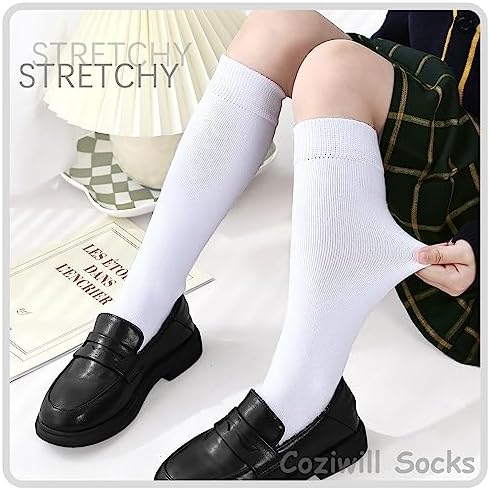 Coziwill Knee High Socks Comfortable Stylish for School More