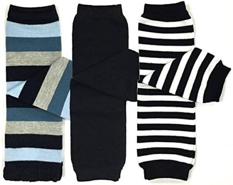 Bowbear 3-Pair LegWarmers for Babies Toddlers Keep Warm Safe