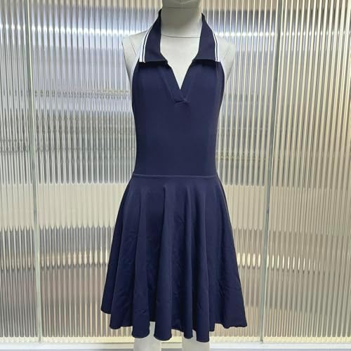LAKolins High-performance Tennis Dress with Front Zipper for Girls