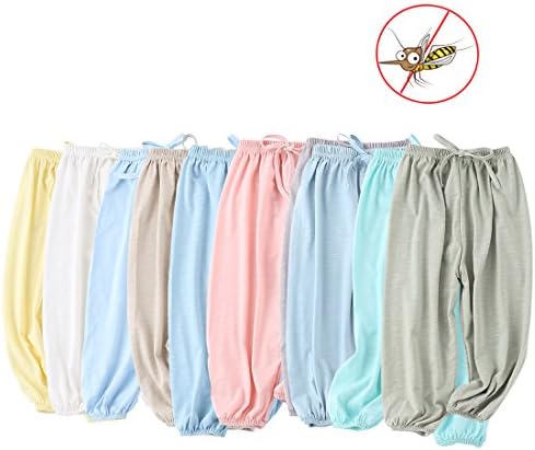 PAUBOLI Baby Long Bloomers Soft Cotton Harem Pants for Kids 12M-7T