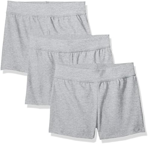 Relaxing Hanes Girls Jersey Shorts 3-Pack