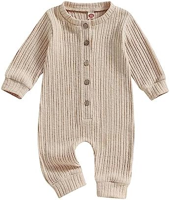 Adorable Itxt Romper for Newborn Button Jumpsuit Baby Girl Boy
