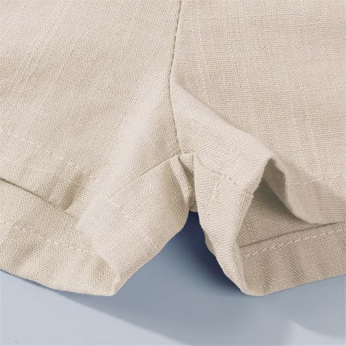 Cotton Linen Baby Jumpsuit