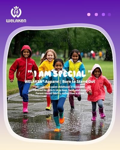 WELAKEN Girls Lightweight Jacket