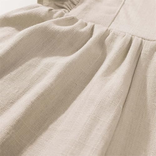 Cotton Linen Baby Jumpsuit