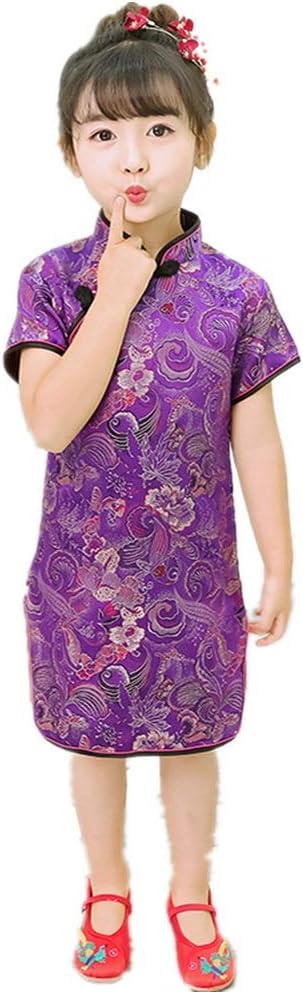 Violet 2-16 Qipao Dress for Baby Girls