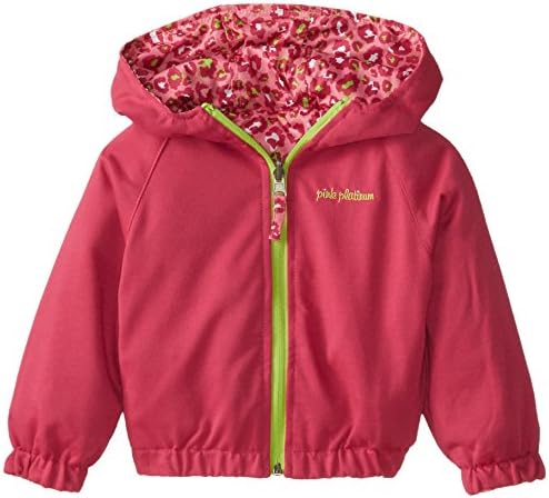 big girls reversible leopard jacket