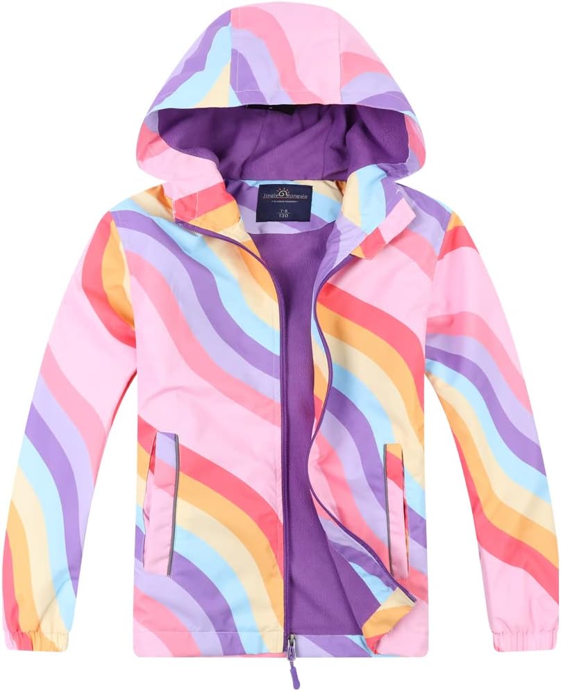 Jingle Bongala Kids Waterproof Rain Jackets Lightweight Durable Eco-Friendly