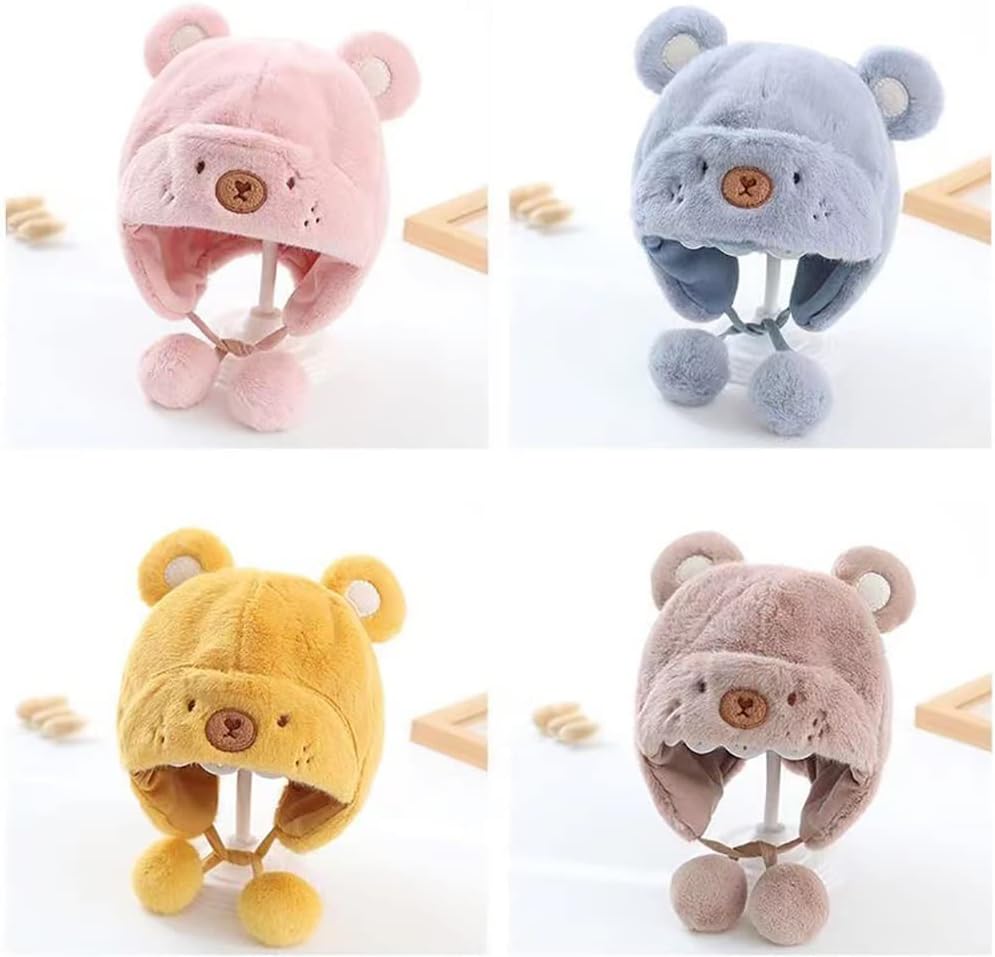 Cutie Cartoon Faux Fur warming for Boys Girls and Kids