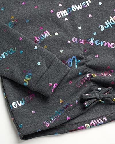 RBX Girls Active Tracksuit Set - Soft Fleece Hoodie Joggers