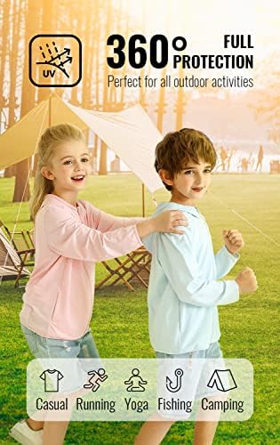 Kids Athletic Hoodie Dry Fit Sun Protection