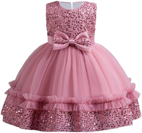 Sequins Tulle Princess Pageant Dress for Baby Girls