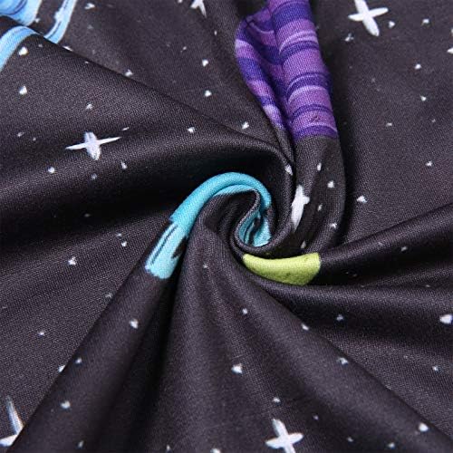 NA Baby Girls Galaxy Twirl Ruffle Bottom Dress Soft BreatheSummer Wardrobe Essential