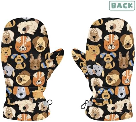 Kids Cold Weather Mittens Handmade for 2-4 Years