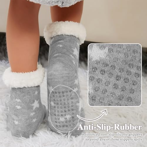 Cozy Fuzzy Slipper Socks for Kids
