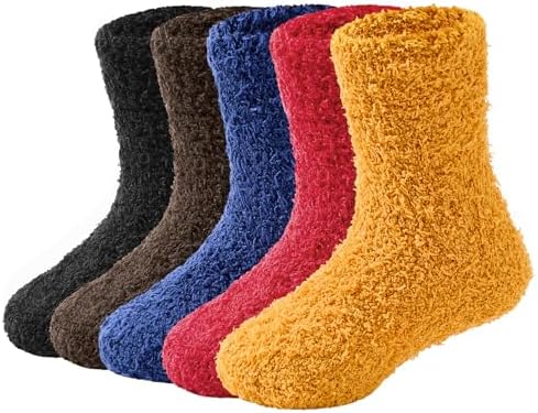 Durio Kids Fuzzy Sock Set for Girls